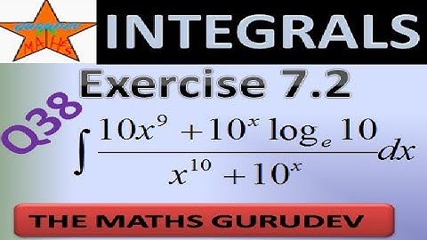 Question 38 Exercise 7.2,Integrals,Class 12 MATHS,NCERT solutions by THE MATHS GURUDEV, q38 ex7 2