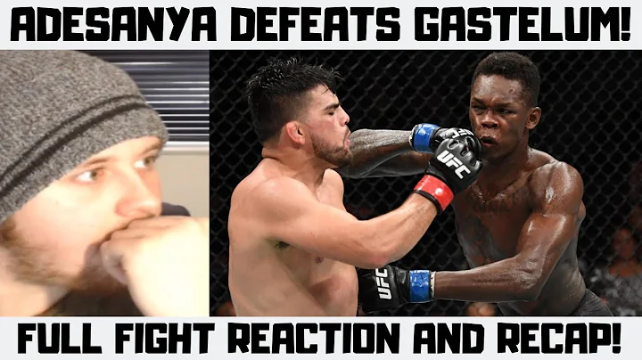 ISRAEL ADESANYA VS KELVIN GASTELUM - FIGHT REACTION AND RECAP BREAKDOWN - UFC 236