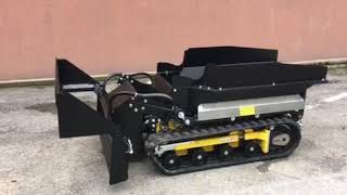 ALITRAK DCT- 351 ELECTRIC CARRIER ON TRACKS OPERATION DEMO
