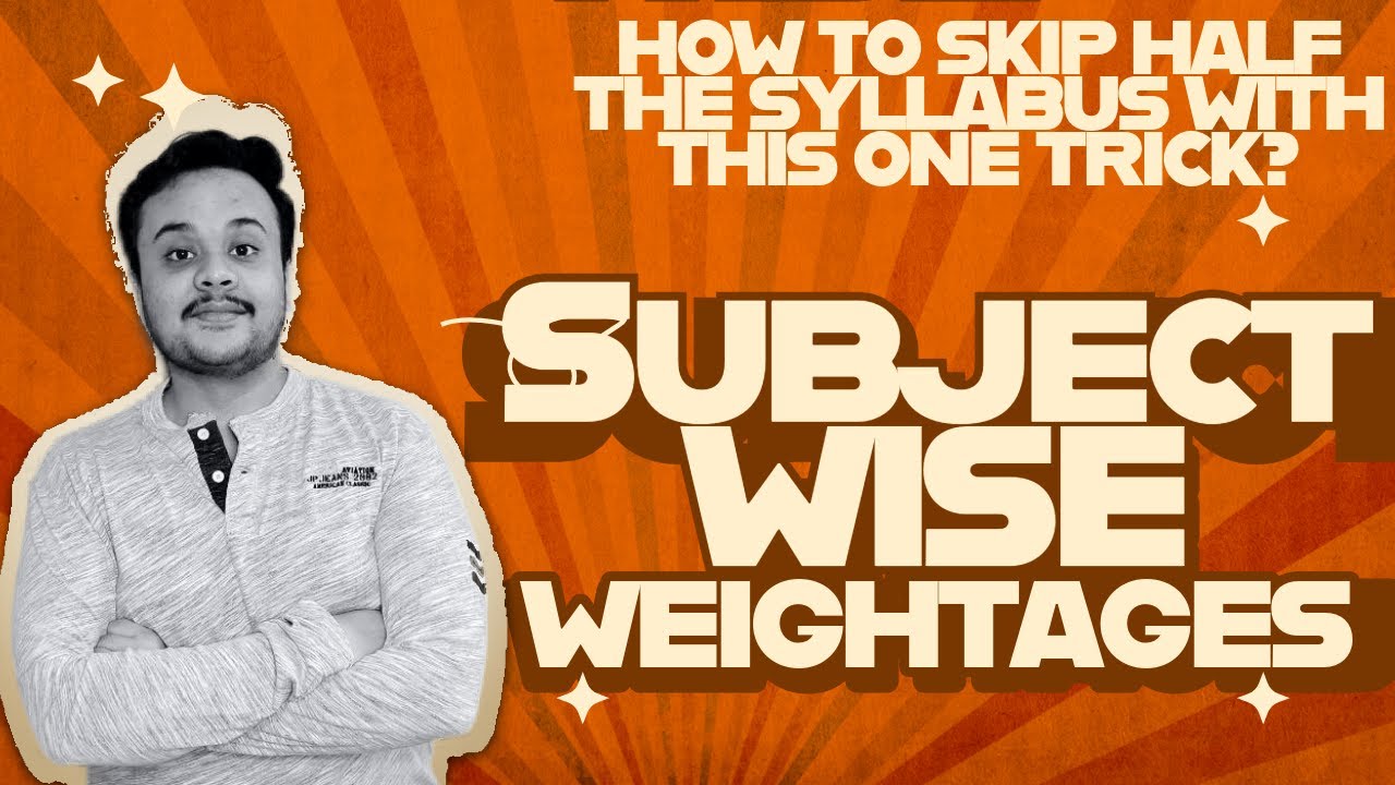 Subject Wise Weightage for IIT JAM Economics 2026