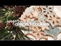 vegan almond cookies ~ easy &amp; delicious ❄️