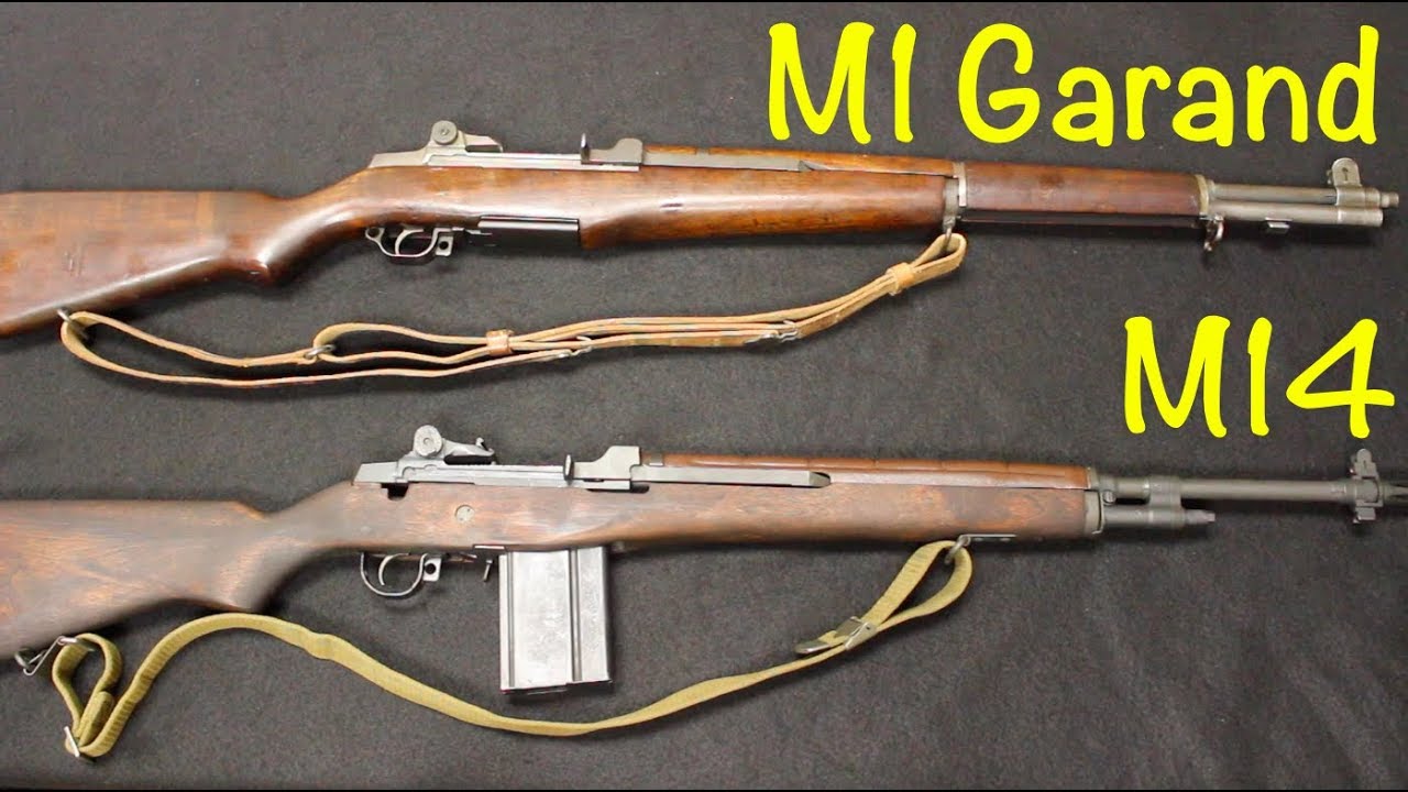 M1 Garand vs M14 (M1A) - YouTube
