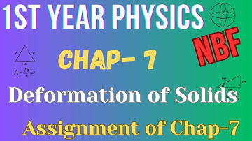 Assignments  Chapter 7 | Class 11 Physics | National Book Foundation