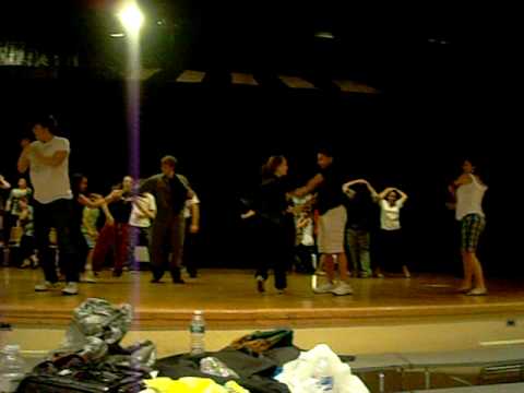 OHS 2010 Road Show "Grease" Rehearsal - Hand Jive