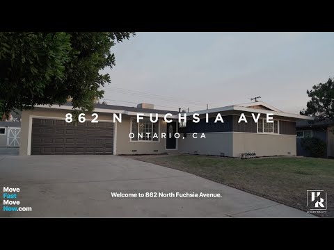 862 N. Fuchsia Ave, Ontario, CA home video tour