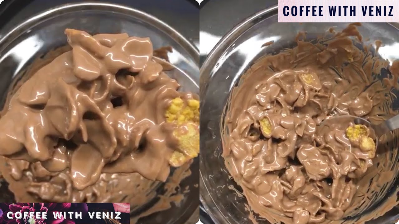 2 ingredients Chocoflakes Cadbury and Cornflakes #Shorts #chocolate #dairymilk #ASMR #Cadbury
