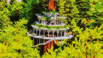 I Built an All-in-One Elven Treehouse Base in ARK Survival Ascended