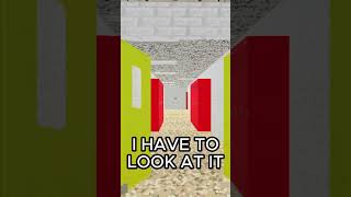 Baldi is just straight up a weeping angel in this mod #baldibasicsmod #terror #baldisbasics