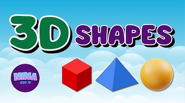 3D Shapes for Kids | Preschool Learning | Nina Kids TV