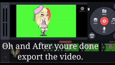 How to walk smoithly in gacha club using KineMaster! || Read description ||