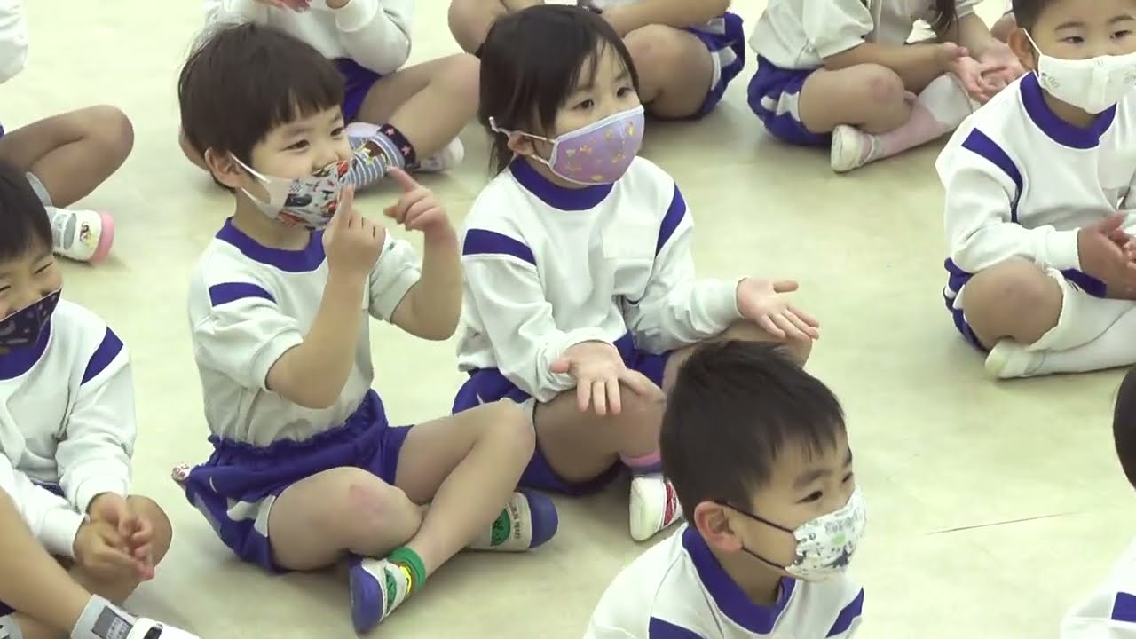 手拍子できるかな？ リズム応答～ことばあそび②～ 3歳児編