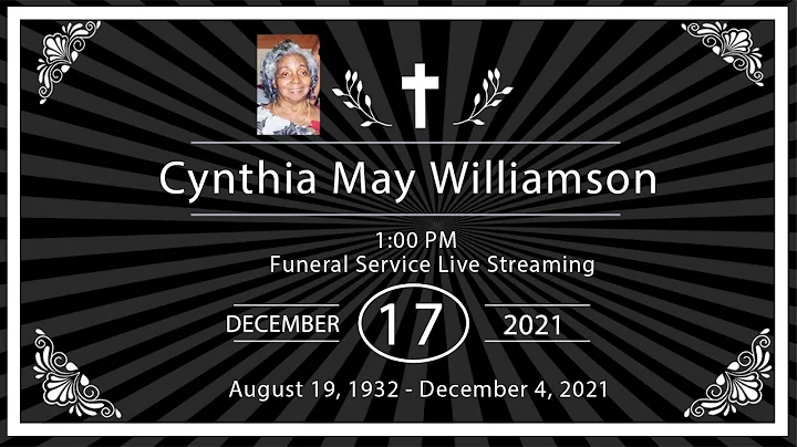 Cynthia May Williamson Funeral Service