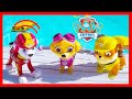 Paw Patrol and Fingerlings Monkeys Swimming CHALLENGE GAME | Ellie Jr.