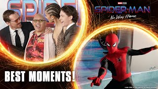 Spider-Man: No Way Home Red Carpet | BEST MOMENTS!