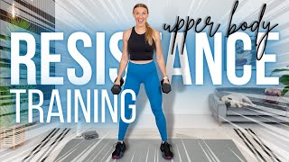 30-minute Upper Body Resistance Training with Dumbbells