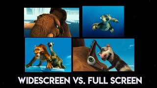 Ice Age 2 The Meltdown First Battle Widescreen Vs. Full Screen Comparison