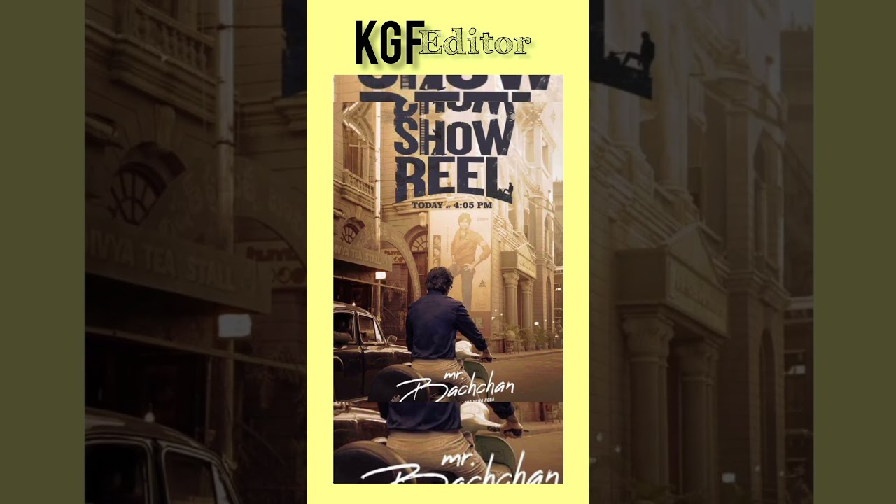 Mr. Bachchan Trailer Editor 