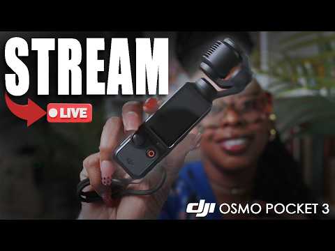 How I Live Stream with the DJI OSMO Pocket 3 | Desk Setup & Streaming Tips