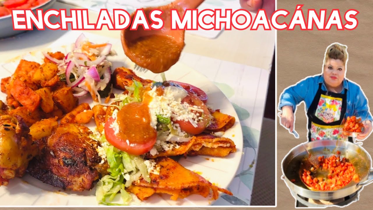 🔴 Enchiladas estilo Michoacán una explosión de sabores YouTube
