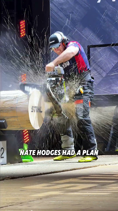 🚨 NEW HOT SAW WORLD RECORD 🚨 #hotsaw #extremesports #lumberjack #worldrecord