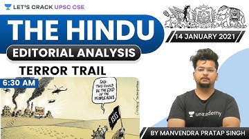 The Hindu Editorial Analysis | 14 January 2021 | UPSC CSE/IAS 2021 | Manvendra Pratap Singh