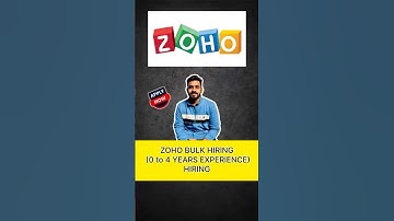ZOHO MASS HIRING (software developer,devops,quality analyst)