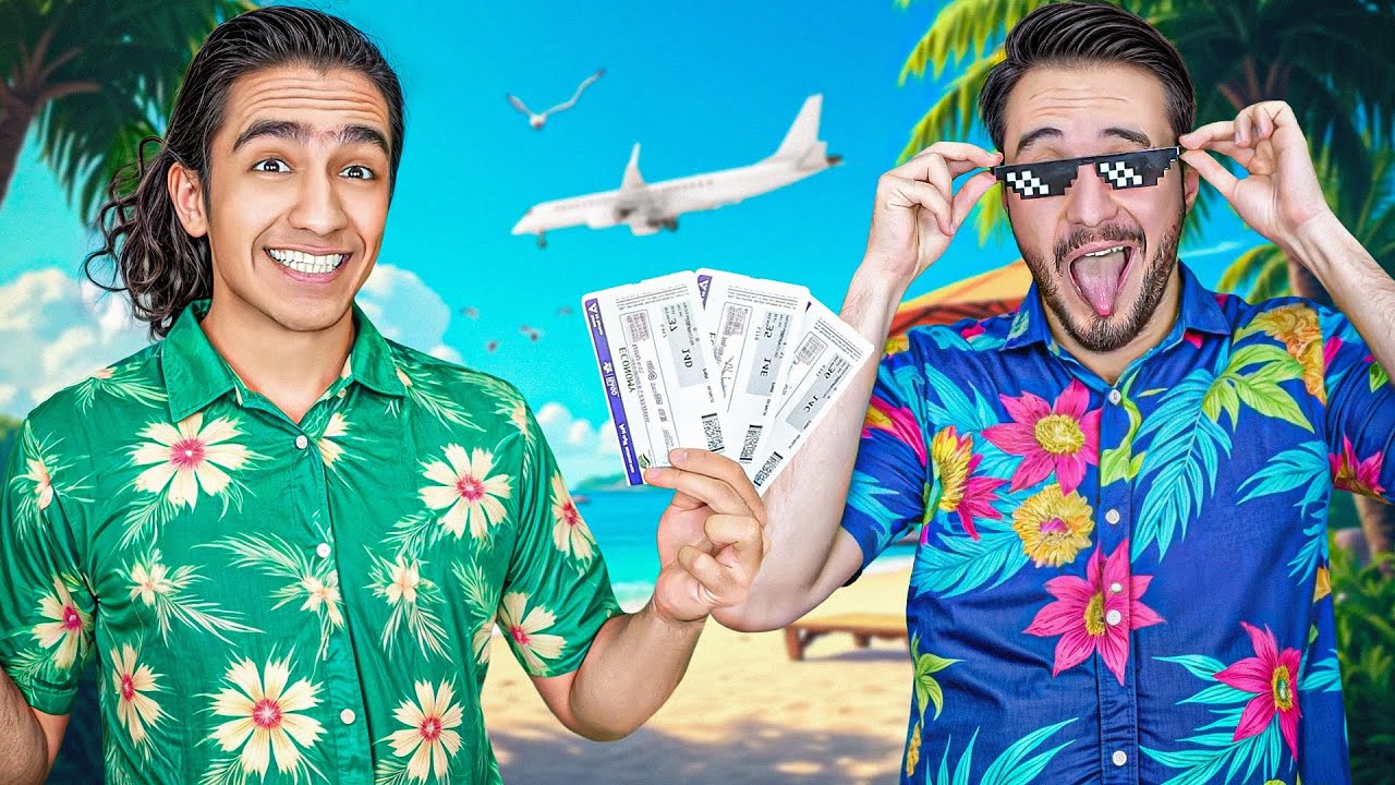 یوهویی تصمیم گرفتیم بریم کیش😶😆