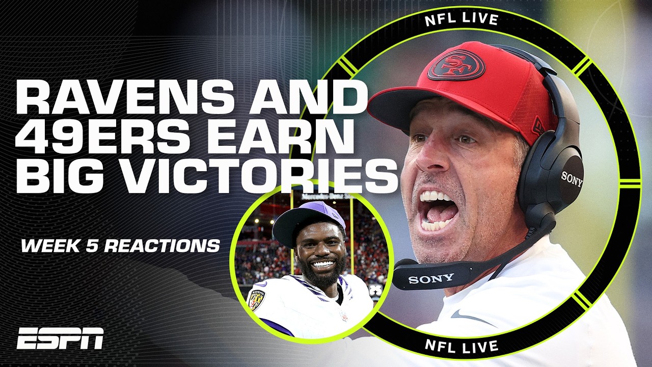 Ravens and the 49ers have STATEMENT wins on Sunday π€ Analysis from Week 5 βοΈ | NFL Live