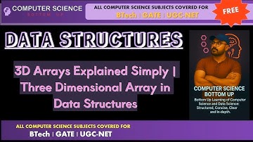 3D Arrays Explained Simply | Three Dimensional Array in Data Structures