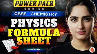 POWER PACK SERIES 🔥 | CBSE Physics Formula Sheet 2026 | Diksha Ma'am screenshot 3