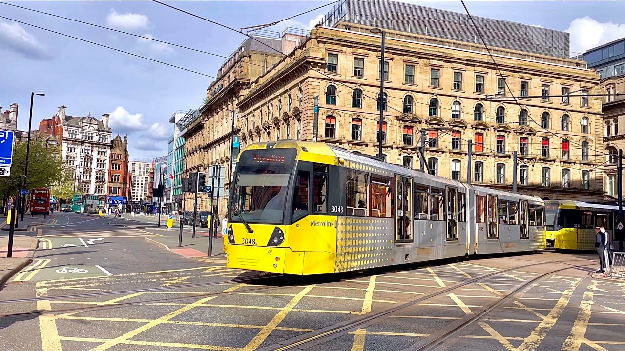 Manchester Piccadilly Gardens 🇬🇧 Tram Observations YouTube