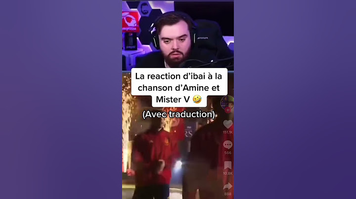 Ibai réagit à la musique d’Amine et Mister V🤣 (hilarant)