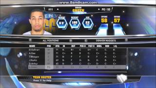 NBA2K14: NBA2K15 Roster Update 1/1/15