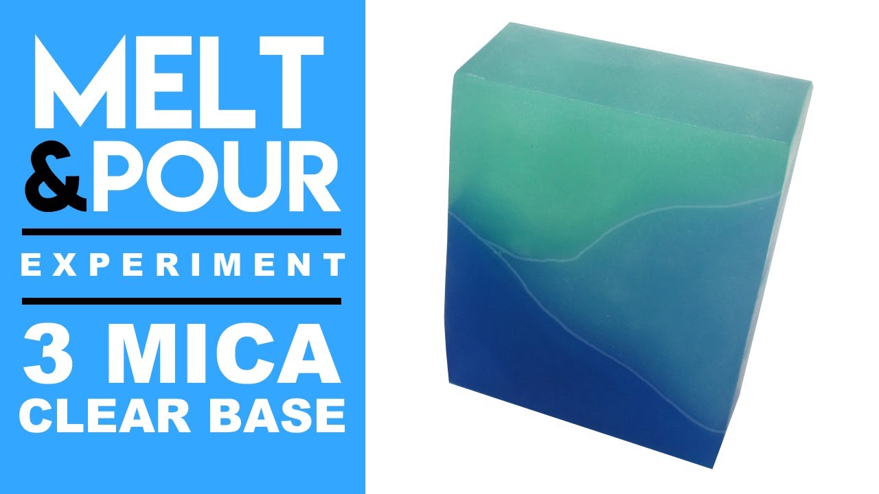 Melt and Pour Soap Tutorial Making Summer Meadow Melt and Pour Soap Base &  Silicone Mold 