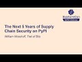 The Next 5 Years Of Supply Chain Security On PyPI William Woodruff Trail Of Bits The Next 5 Years Of Supply Chain Security On PyPI William Woodruff Trail Of Bits
