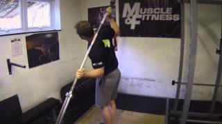 Barbell Side Bend