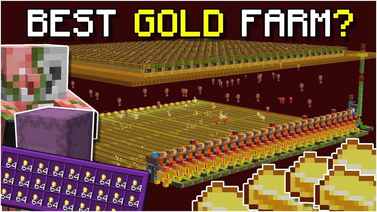 Best Gold Farm in Minecraft? - Minecraft Java Edition Gold Farm Tutorial