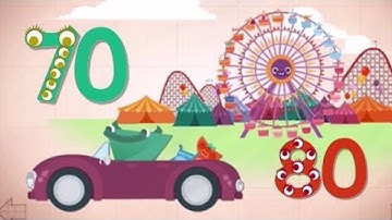 Endless numbers - Learn number 80 to 70