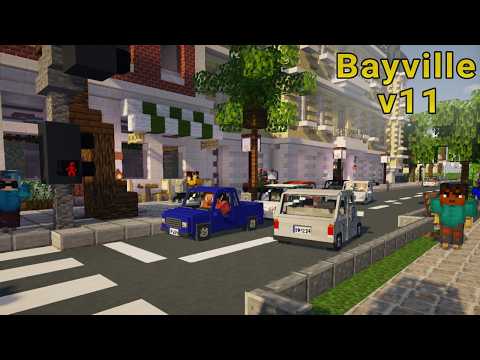 Bayville - Realistic Minecraft City Map [New Update + Download]