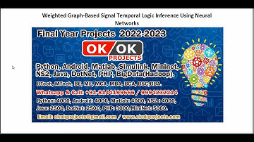 Weighted Graph Based Signal Temporal Logic Inference Using Neural Networks