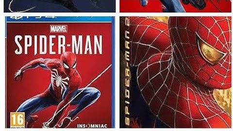 Evolution of Spiderman games / Spiderman Ps1 vs Ps2 vs Ps3 vs Ps4 vs Ps5 Spiderman game 4k HD 60Fps