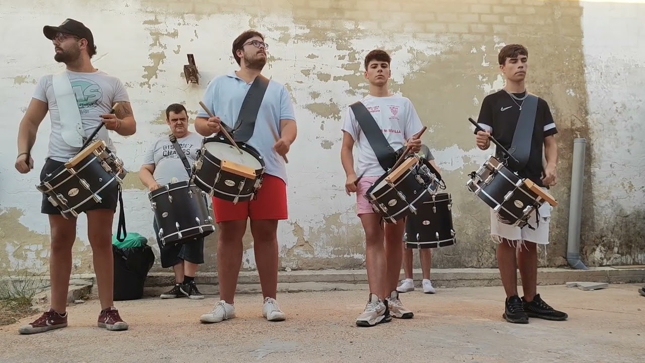 Batería BM las Angustias, paso ordinario - Rufando Quella y Antonio. 2023