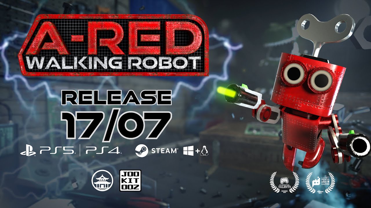 Trailer A-RED Walking Robot - Release 17/07
