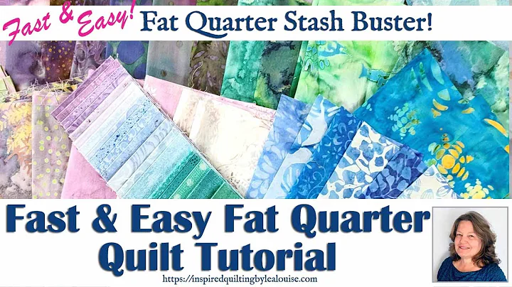 Fast & Easy Fat Quarter Quilting PatternCharm Squa...
