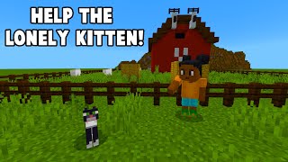 Amanda The Adventurer Wont You Help The Lonely Kitten In Minecraft