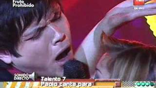 Video thumbnail of "Paolo Ramírez canta Desnúdate mujer Calle 7"