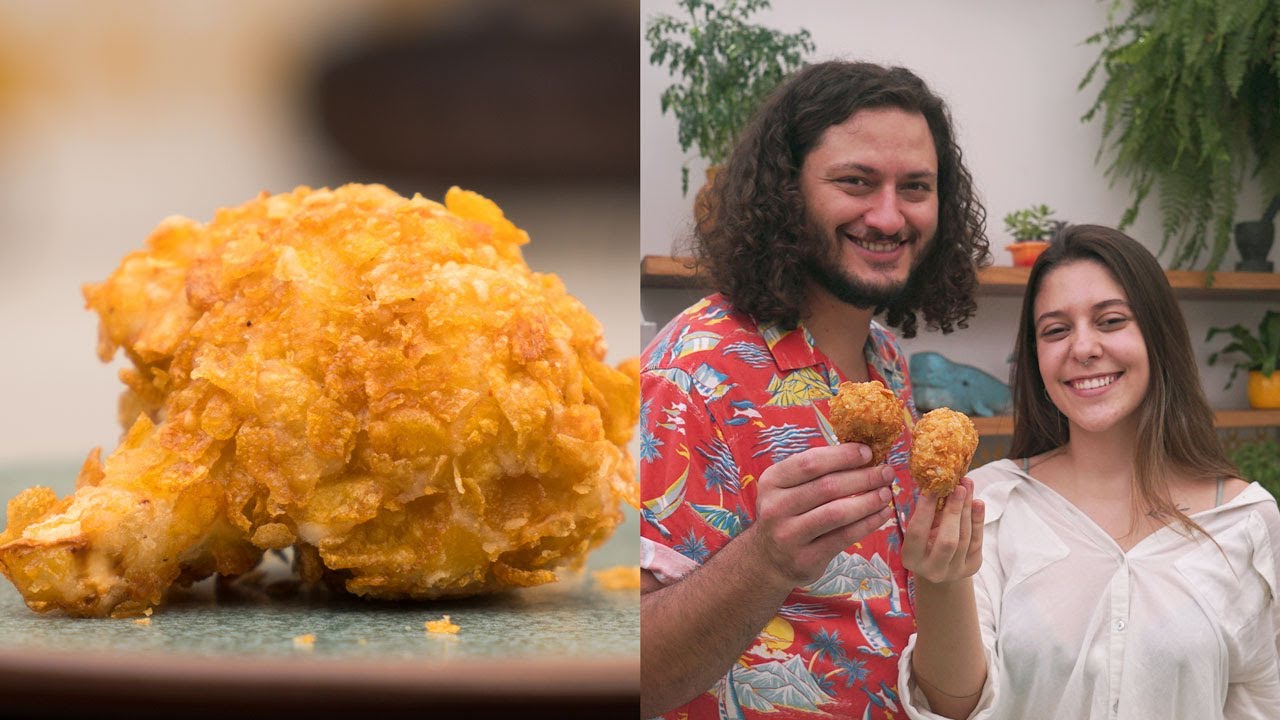 FRANGO FRITO VEGANO ft Larica Vegana | Receitas Fake News | Rafael Ribas e Luisa Motta