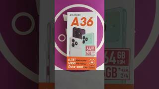 ZTE Blade A36 Unboxing | فتح علبة زد تي إي إيه ستة وثلاثون