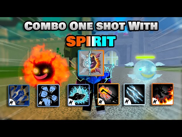 Blox fruits Spirit one shot combo with All Melee 