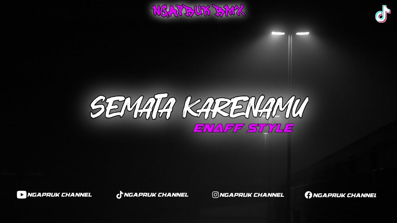 DJ SEMATA KARENAMU (MALAM BANTU AKU TUK LULUHKAN DIA) VIRAL TIKTOK ...